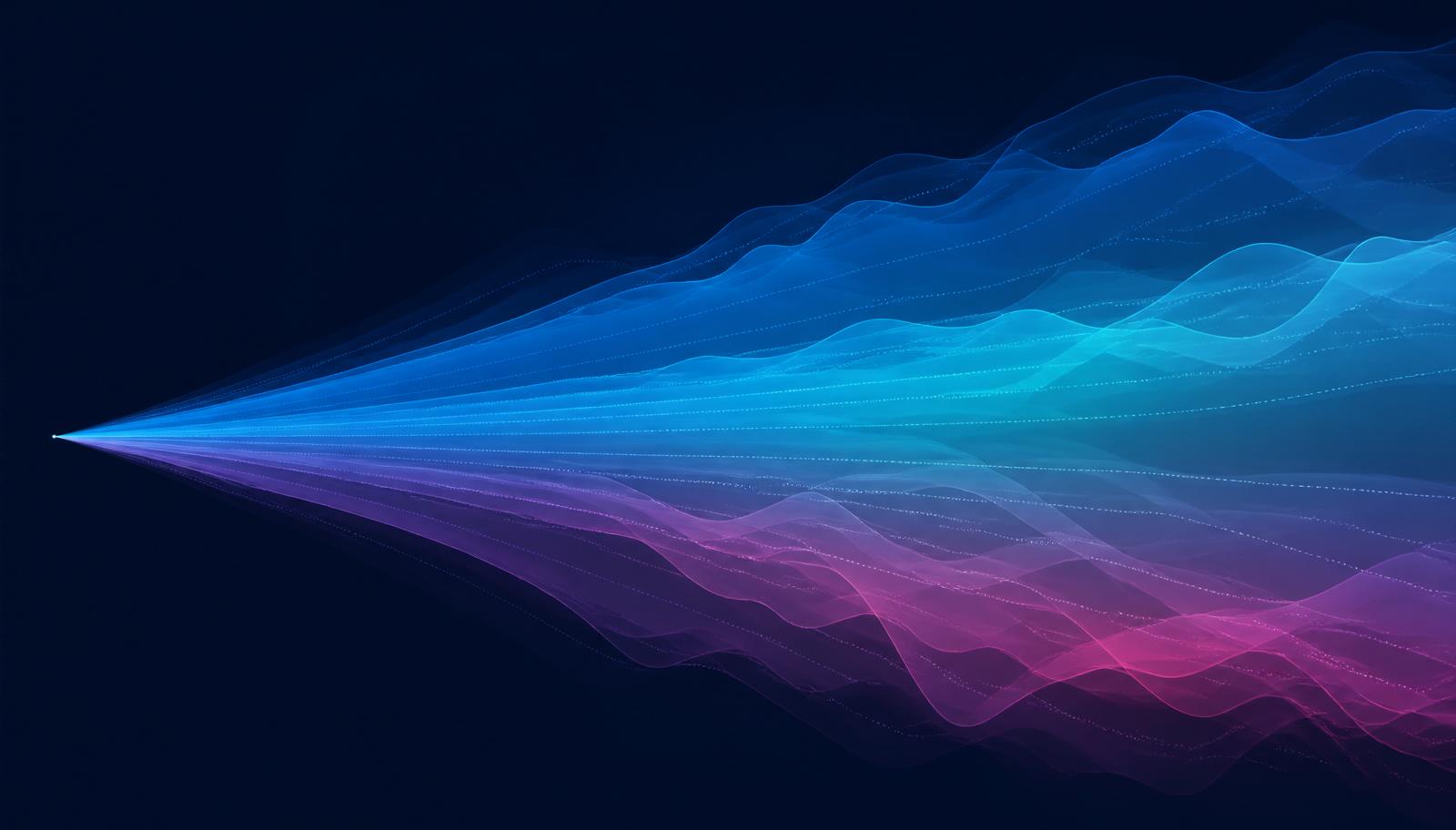 Visualizzazione astratta di scenari probabilistici generati dagli agenti